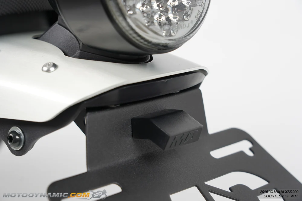 2016-2021 Yamaha XSR900 Fender Eliminator Kit / Tail Tidy with Plate Light - Image 5
