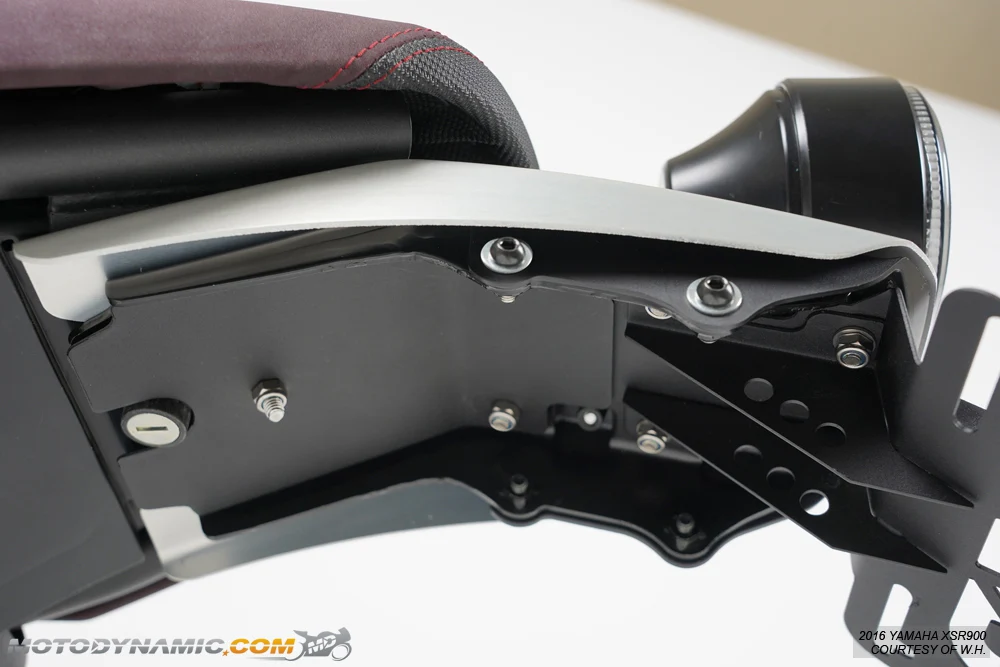 2016-2021 Yamaha XSR900 Fender Eliminator Kit / Tail Tidy with Plate Light - Image 6