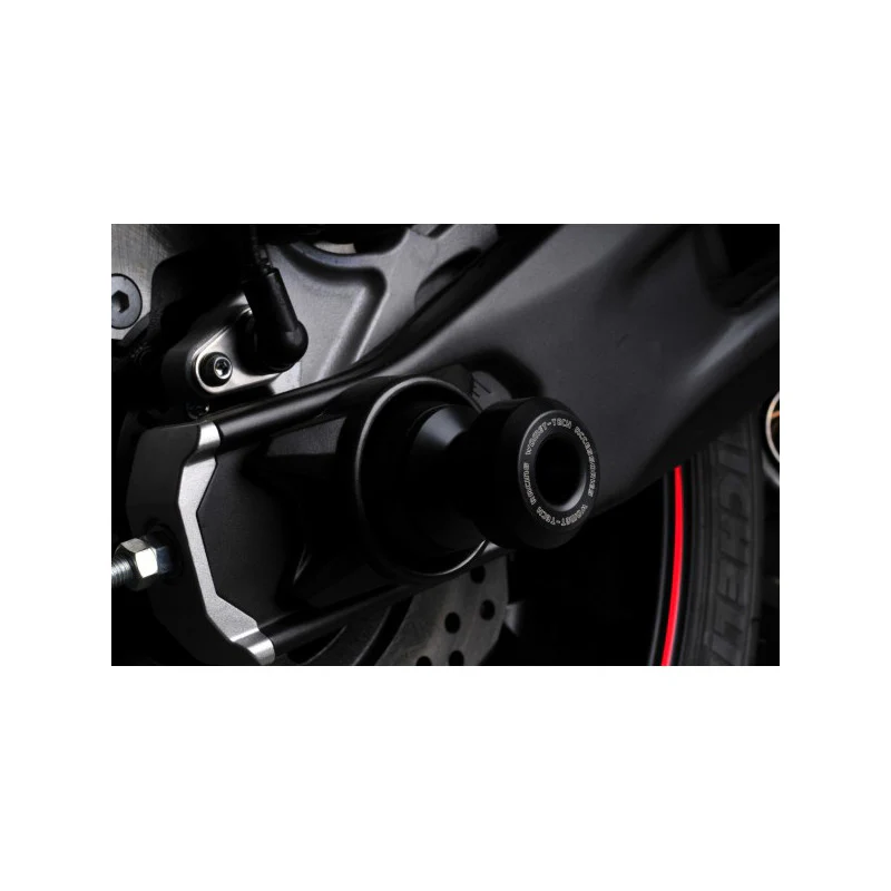2022-2025 Yamaha YZF-R7 Rear Axle Spool Sliders by Womet-Tech - Image 3