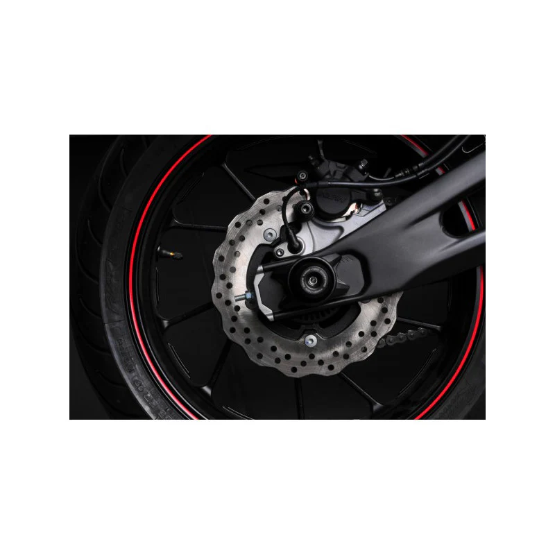 2022-2025 Yamaha YZF-R7 Rear Axle Spool Sliders by Womet-Tech - Image 4